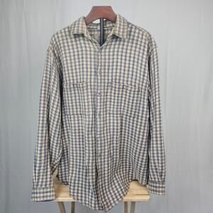 The Territory Ahead Woven Button-Up Shirt Cotton Blend Mens L Southwest Style